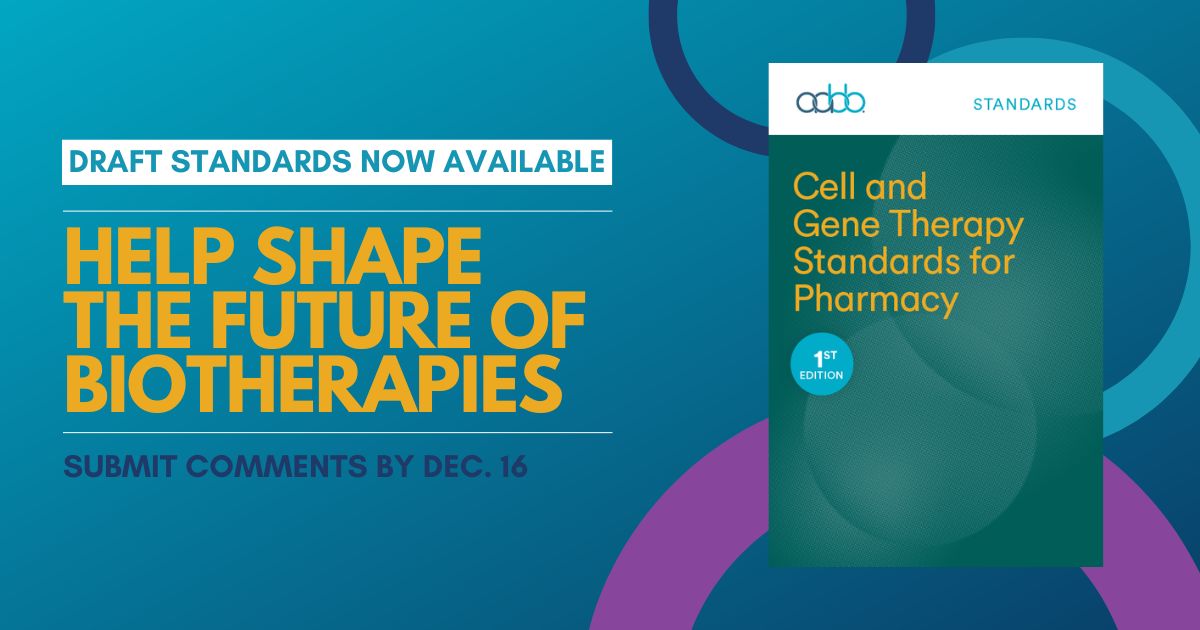 CGT Standards for Pharmacy